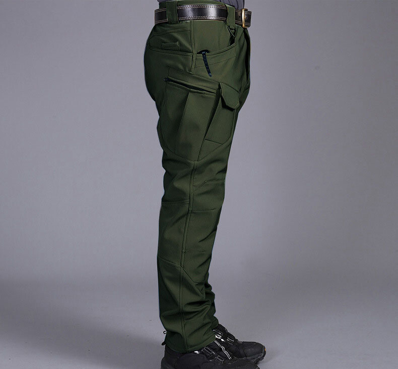 Vīrieši ziemas ūdensizturīgs kāpšana slēpošanaTrekings flīss makšķerēšana taktiskā haizivis militārās bikses jakas kempings pārgājienu bikses