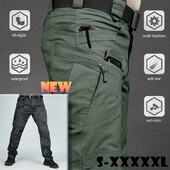 Ανδρικά Casual Cargo Pants Elastic Classic Outdoor Hiking Trekking Tactical Sweatpants Camouflage Hunting Many Pocket Trousers
