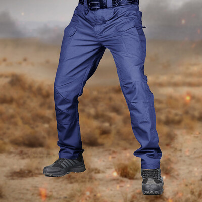 Ανδρικά Casual Cargo Pants Elastic Classic Outdoor Hiking Trekking Tactical Sweatpants Camouflage Hunting Many Pocket Trousers