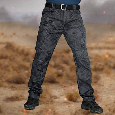 Ανδρικά Casual Cargo Pants Elastic Classic Outdoor Hiking Trekking Tactical Sweatpants Camouflage Hunting Many Pocket Trousers
