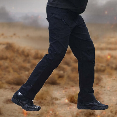Ανδρικά Casual Cargo Pants Elastic Classic Outdoor Hiking Trekking Tactical Sweatpants Camouflage Hunting Many Pocket Trousers