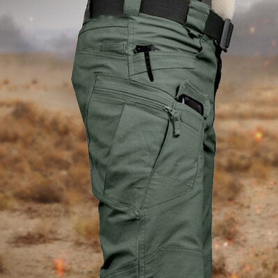 Ανδρικά Casual Cargo Pants Elastic Classic Outdoor Hiking Trekking Tactical Sweatpants Camouflage Hunting Many Pocket Trousers