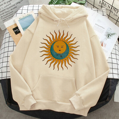 Witch Triple Moon Gothic Sun hoodies naiste anime 2023 higi y2k graafiline riietus tõmbab naiste jaapani pullover