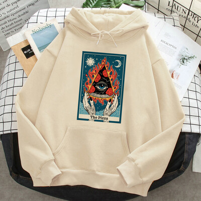 Witch Triple Moon Gothic Sun hoodies naiste anime 2023 higi y2k graafiline riietus tõmbab naiste jaapani pullover