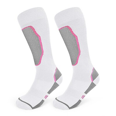 Șosete de snowboarding Șosete termoizolante anti-alunecare peste gambă Șosete termice respirabile, care absoarbe transpirația, cu uscare rapidă.