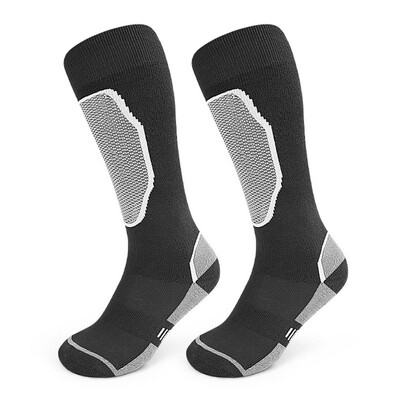 Șosete de snowboarding Șosete termoizolante anti-alunecare peste gambă Șosete termice respirabile, care absoarbe transpirația, cu uscare rapidă.