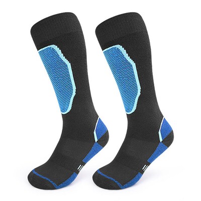 Șosete de snowboarding Șosete termoizolante anti-alunecare peste gambă Șosete termice respirabile, care absoarbe transpirația, cu uscare rapidă.