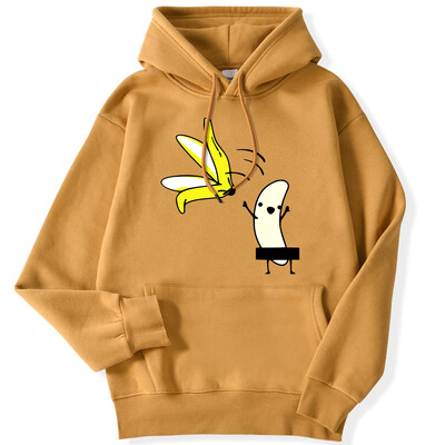 Utcai női pulóverek Vegyük le banánhéjunkat Vicces nyomdaruházat Kényelmes meleg pulóverek Női Aranyos Utcai ruhák