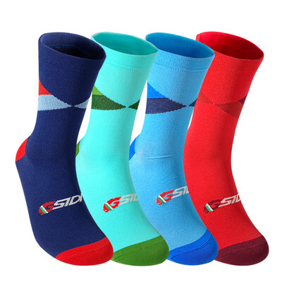 4 perechi de șosete de ciclism pentru echipă. șosete de sport profesionale pentru bicicletă. șosete de alergare de înaltă calitate, șosete de baschet, multe culori