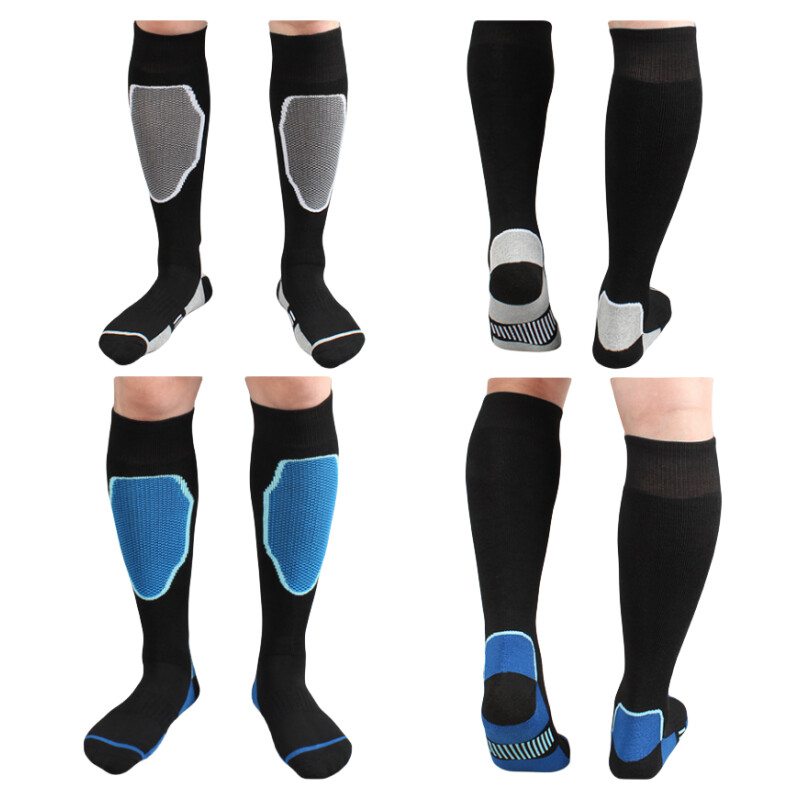 Șosete calde de schi pentru bărbați de iarnă, pernă mai groasă, pentru genunchi, snowboarding, fotbal, sport, șosete termice