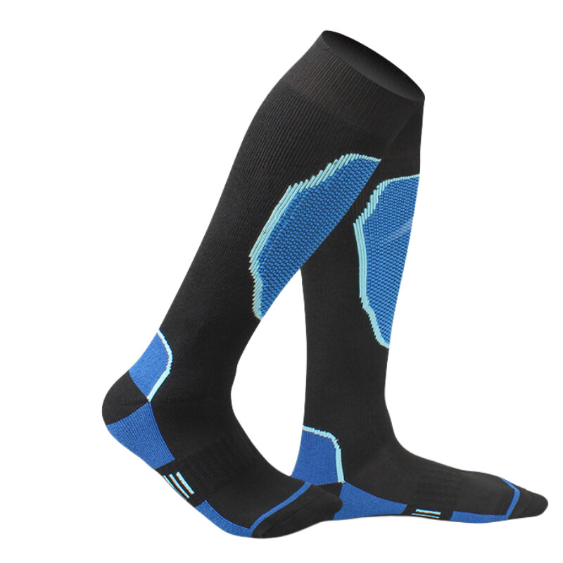 Șosete calde de schi pentru bărbați de iarnă, pernă mai groasă, pentru genunchi, snowboarding, fotbal, sport, șosete termice