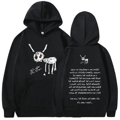 Reperis Dreiks visiem suņiem Hoodies Vīriešu Sieviešu Modes Hip Hop Pulovers Vintage Lielizmēra Kokvilnas Džemperi Ielu apģērbi Apģērbi