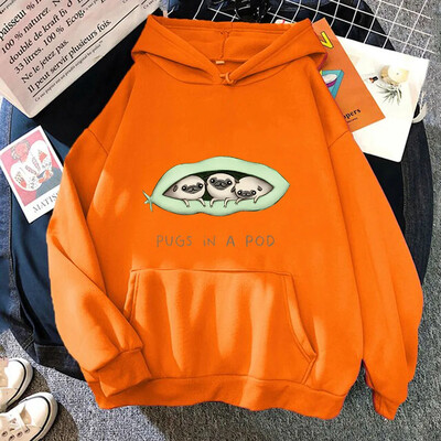 Hanorac pentru câini Pug Bărbați/femei Haine din lână de toamnă Desene animat drăguț pentru animale de companie Hanorac cu glugă de înaltă calitate, ușor elastic elastic