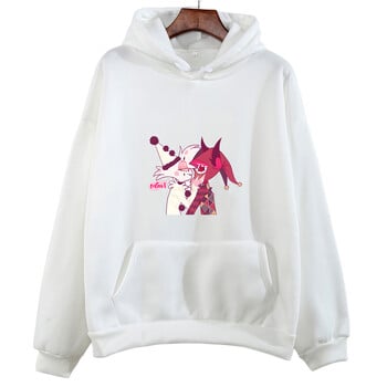 Χαριτωμένο ιαπωνικό Anime Hoodie Angel Dust Φούτερ με κουκούλα με κουκούλα με τσέπη Harajuku Kawaii Clothing Moletom Fleece Hoody