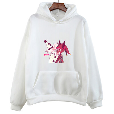 Hanorac cu glugă cu glugă cu imprimeu de desene animate înger praf de anime japonez drăguț cu buzunar Harajuku Kawaii îmbrăcăminte Moletom fleece