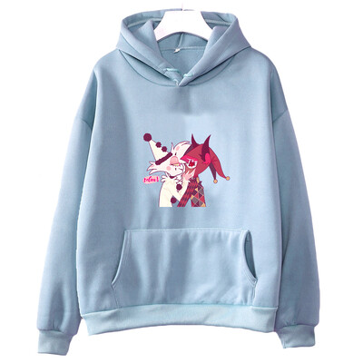 Hanorac cu glugă cu glugă cu imprimeu de desene animate înger praf de anime japonez drăguț cu buzunar Harajuku Kawaii îmbrăcăminte Moletom fleece