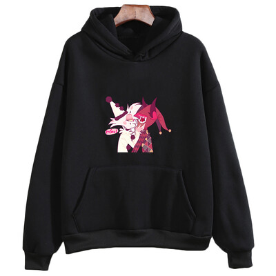 Hanorac cu glugă cu glugă cu imprimeu de desene animate înger praf de anime japonez drăguț cu buzunar Harajuku Kawaii îmbrăcăminte Moletom fleece