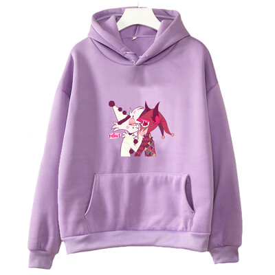 Hanorac cu glugă cu glugă cu imprimeu de desene animate înger praf de anime japonez drăguț cu buzunar Harajuku Kawaii îmbrăcăminte Moletom fleece