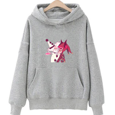Hanorac cu glugă cu glugă cu imprimeu de desene animate înger praf de anime japonez drăguț cu buzunar Harajuku Kawaii îmbrăcăminte Moletom fleece