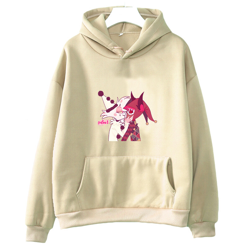 Hanorac cu glugă cu glugă cu imprimeu de desene animate înger praf de anime japonez drăguț cu buzunar Harajuku Kawaii îmbrăcăminte Moletom fleece