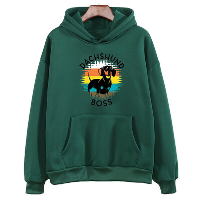 Jazavčar, slatki pas, grafičke majice s kapuljačom, modna Y2k majica s kratkim rukavima, muški/ženski pulover od flisa, udobna topla odjeća dugih rukava