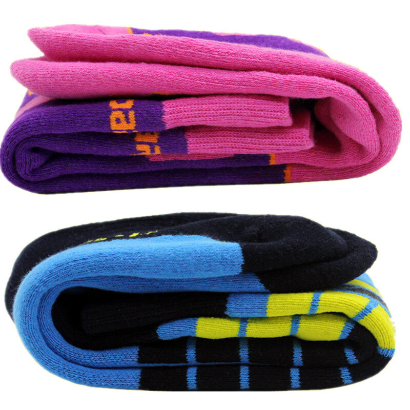 Sportas Žiema Vyrai Moteriškos Kojinės Medvilninės Slidinėjimo kojinės Vaikams Snieglenčių sportas Dviračiai Suaugusiesiems Slidinėjimas Storesnės kojos Šiltos