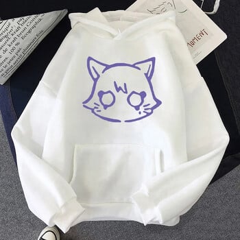 Cat Hoodie Сладки жени Korea Kawaii Wanderer Hoodies Унисекс Есен Зима Ежедневни пуловери Суичъри Графични суичъри