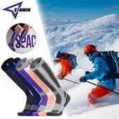 1 par termo čarapa od merino vune, muškarci, žene, zimske, duge, tople kompresijske čarape za skijanje, planinarenje, daskanje na snijegu, penjanje, sportske čarape