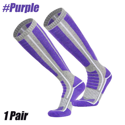 1 par termo čarapa od merino vune, muškarci, žene, zimske, duge, tople kompresijske čarape za skijanje, planinarenje, daskanje na snijegu, penjanje, sportske čarape