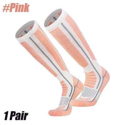 1 par termo čarapa od merino vune, muškarci, žene, zimske, duge, tople kompresijske čarape za skijanje, planinarenje, daskanje na snijegu, penjanje, sportske čarape