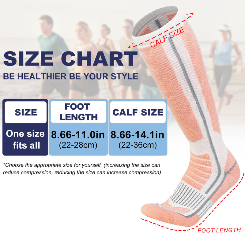 1 par termo čarapa od merino vune, muškarci, žene, zimske, duge, tople kompresijske čarape za skijanje, planinarenje, daskanje na snijegu, penjanje, sportske čarape