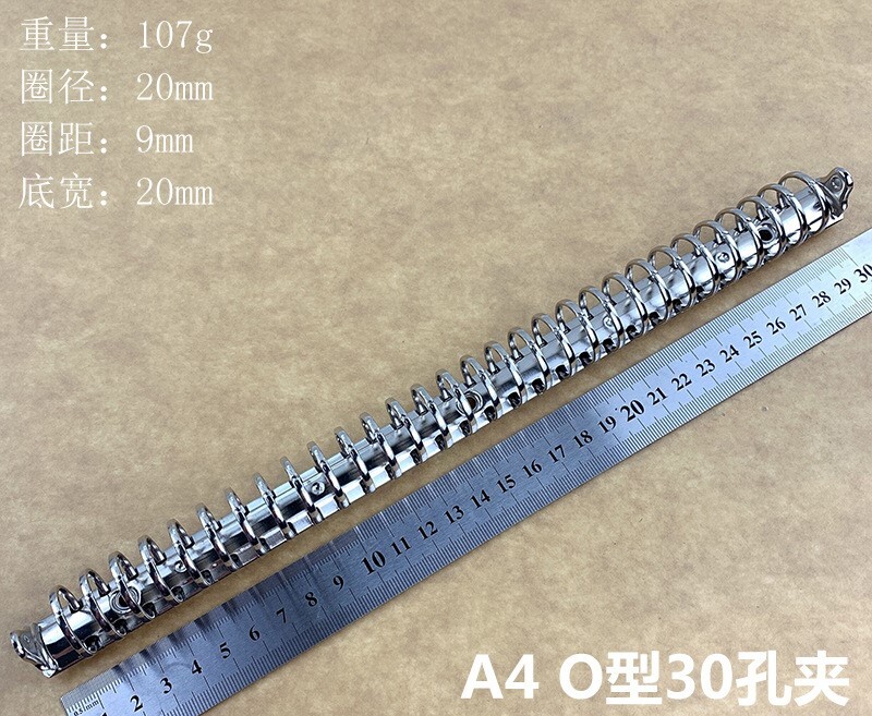  feronerie accesorii birou clemă poroasă de legătură din metal orificiu din metal clemă de mână