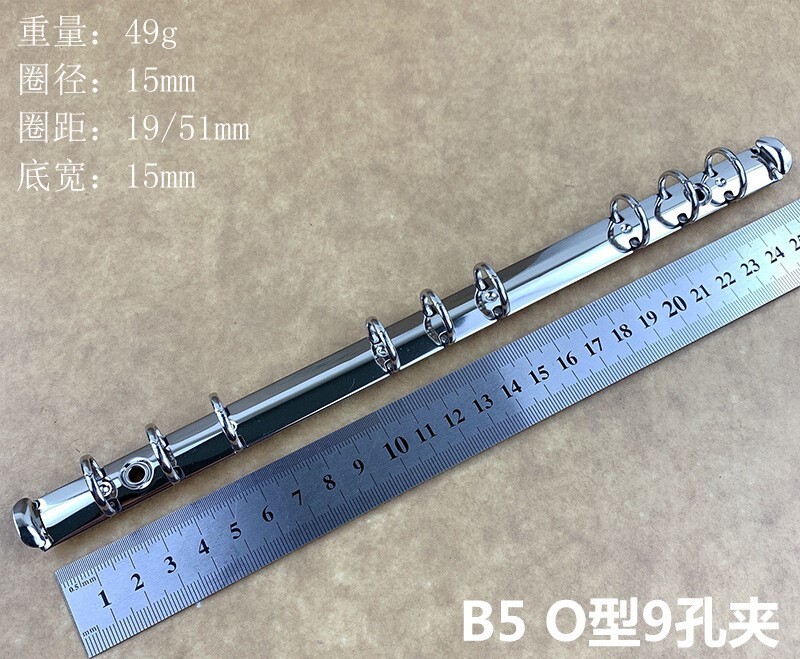  feronerie accesorii birou clemă poroasă de legătură din metal orificiu din metal clemă de mână