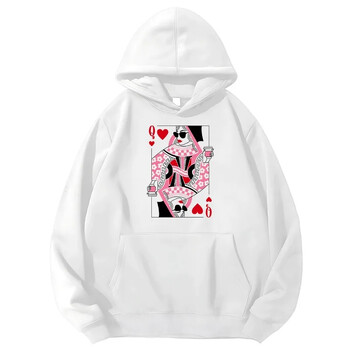 Queen of Hearts Hoodie Queen of Hearts Coffee Lover Hoodie Queen of Hearts Coffee Lover Graphic Hoodie