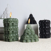 Coloana craniului stivuit Matrite de lumanari din silicon Craniu 3D Craniu Craniu Craniu Craniu Craniu Craniu Craniu Artizanat Turnare Ciment Turnare DIY Sapun