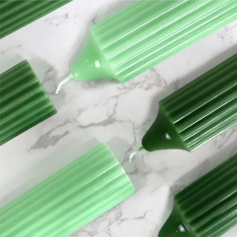 Prugasti stožasti cilindrični kalup za svijeće 3D cilindrični pribor za izradu aromaterapijskih svijeća Komplet akrilnih plastičnih kalupa za uređenje doma