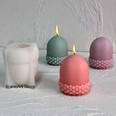 Veliki silikonski kalup za svijeće od češera za bor Božićni rukotvorini od pinjola Kalupi za lijevanje sapuna od gipsane smole Poklon za uređenje doma