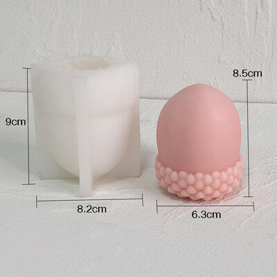 Veliki silikonski kalup za svijeće od češera za bor Božićni rukotvorini od pinjola Kalupi za lijevanje sapuna od gipsane smole Poklon za uređenje doma