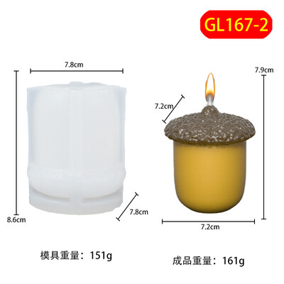 Veliki silikonski kalup za svijeće od češera za bor Božićni rukotvorini od pinjola Kalupi za lijevanje sapuna od gipsane smole Poklon za uređenje doma