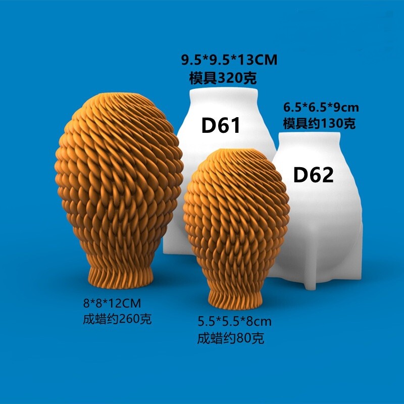 3D szövött gömb alakú gyertya szilikon forma Házi készítésű kézzel készített szappan vakolat műgyanta művészeti dekoráció barkácsolás csokoládé sütőeszközök otthoni ajándék