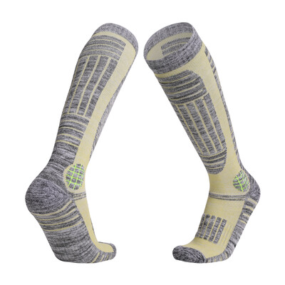 Ženske skijaške čarape, duge cijevi koje upijaju znoj, tople toplinske podebljane pamučne čarape za sportove na otvorenom, daskanje na snijegu, biciklizam, nogomet, skijaške čarape