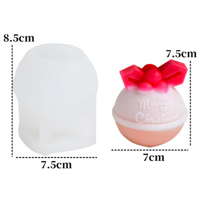 3D Ziemassvētku cepure džemperis kurpes Silikona veidne DIY Aromterapijas ģipša ziepju sveķu izgatavošanas instrumenti Ziemassvētku rotājumi amatniecība dāvanas