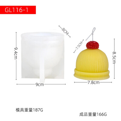 3D Ziemassvētku cepure džemperis kurpes Silikona veidne DIY Aromterapijas ģipša ziepju sveķu izgatavošanas instrumenti Ziemassvētku rotājumi amatniecība dāvanas