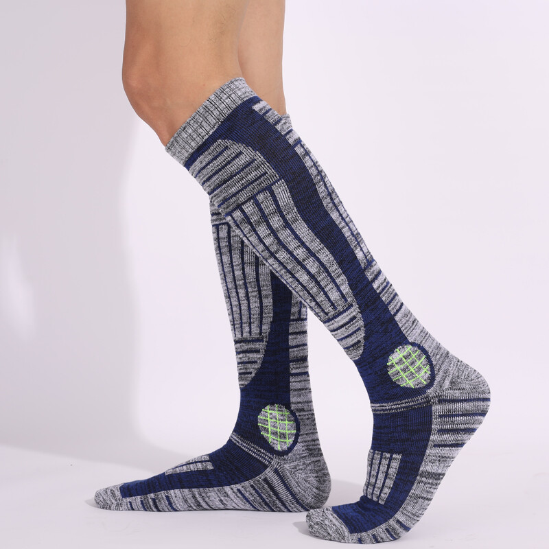 Lyžiarske ponožky Zimné teplé vysoké trubicové zahustené outdoorové športy kempovanie turistika rybolov cyklistika horolezectvo dlhé ponožky pre ženy mužov