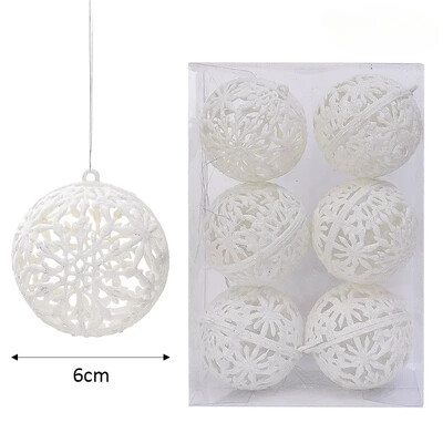 6/24GAB Ziemassvētku balles rotājumi, iekaramie piekariņi, sarkans zelts, bērni mirdzoši rotaļlietas mājas Jaungada ballītes dekorēšana