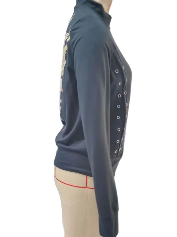 Hanorace cu cape și litere imprimate la modă pentru femei y2k Paltoane laterale cu craniu, ocazional, cu mânecă lungă, cu fermoar, Hanorac negru, subțire, de bază