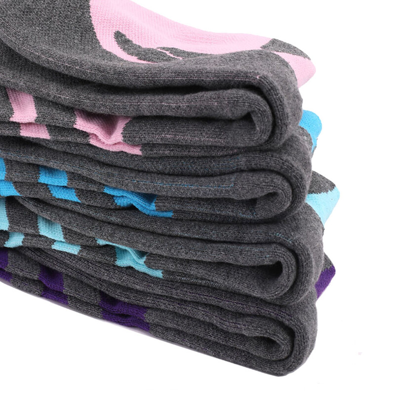 KoKossi Șosete de schi cu tub lung, prosop îngroșat, cu fundul de iarnă, sporturi în aer liber, absorbția transpirației, căldură, șosete de alpinism, bărbați