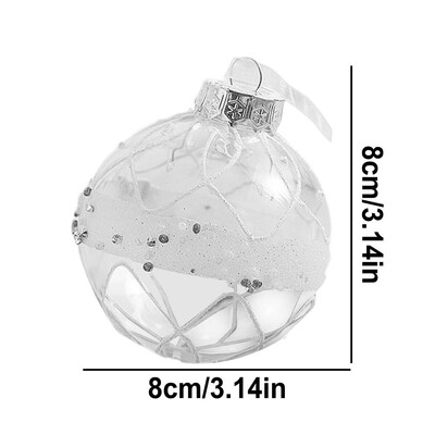 8cm Ornamente Mingi de Crăciun Pandantive Globul de Crăciun Decoratiuni Pom de Crăciun Pentru Petrecerea Crăciunului Sărbători Nunta