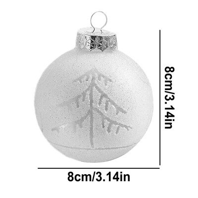 8cm Ornamente Mingi de Crăciun Pandantive Globul de Crăciun Decoratiuni Pom de Crăciun Pentru Petrecerea Crăciunului Sărbători Nunta