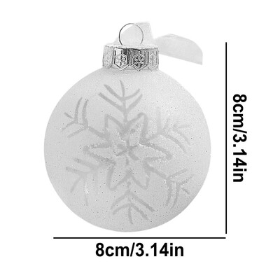 8cm Ornamente Mingi de Crăciun Pandantive Globul de Crăciun Decoratiuni Pom de Crăciun Pentru Petrecerea Crăciunului Sărbători Nunta